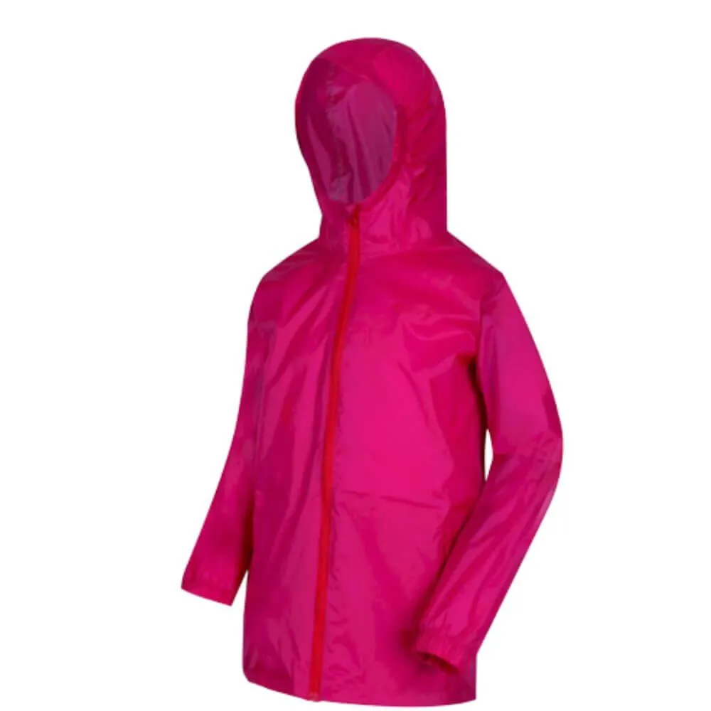 Chaqueta Impermeable Regatta Kid Pack It III. Pink. RKW213