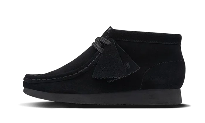 Clarks Wallabee Boot Black Suede