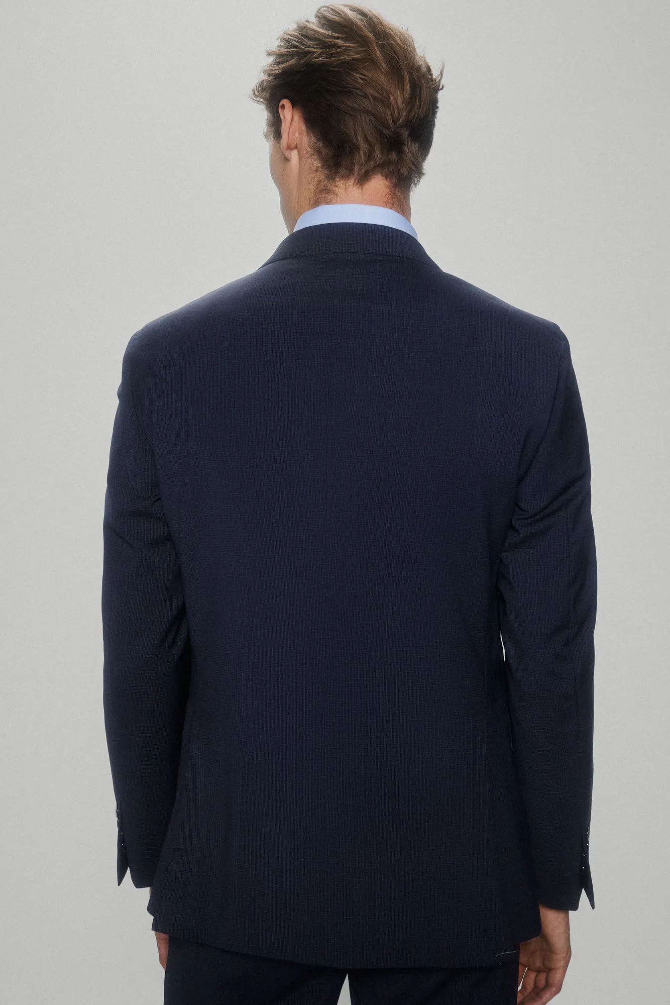 Comfort slim fit suit jacket