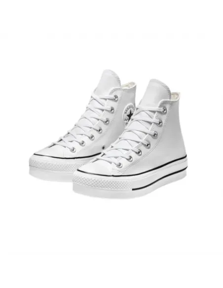 Converse All Star Plataforma Altas Blancas