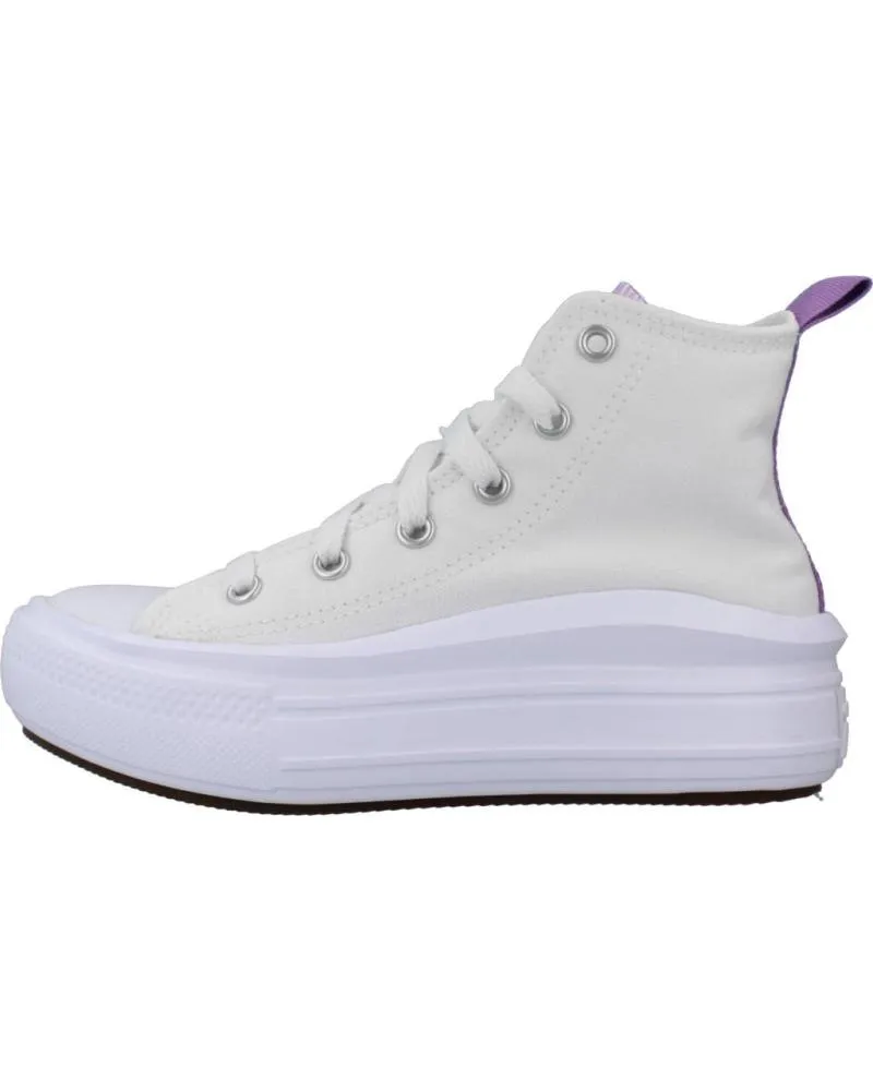 Deportivas CONVERSE  de Niña ZAPATILLAS NINA MODELO CHUCK TAYLOR ALL STAR MOVE PLATFORM C  WHITE