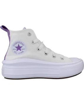 Deportivas CONVERSE  de Niña ZAPATILLAS NINA MODELO CHUCK TAYLOR ALL STAR MOVE PLATFORM C  WHITE