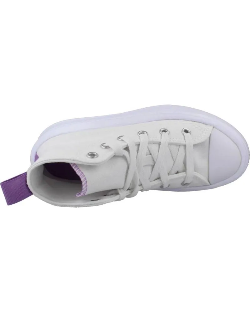 Deportivas CONVERSE  de Niña ZAPATILLAS NINA MODELO CHUCK TAYLOR ALL STAR MOVE PLATFORM C  WHITE