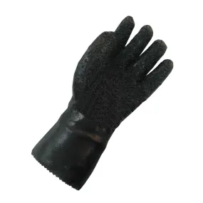 DPS GUANTES PVC NEGRO GRANULADO 30 cms (31495)