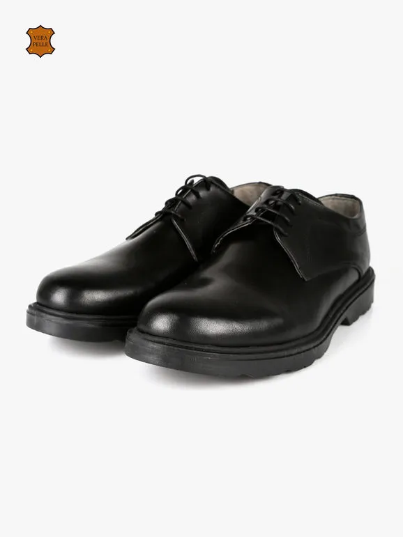 Fiorenzuola Zapatos brogue de piel con cordones