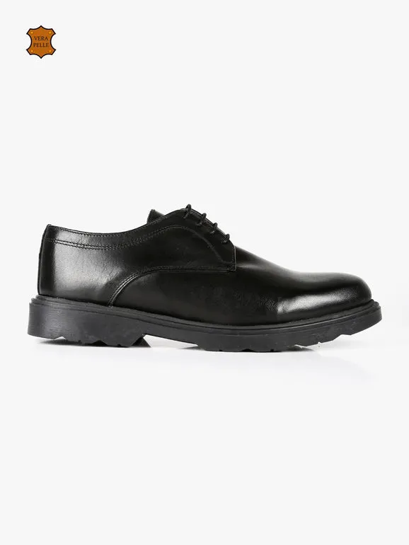 Fiorenzuola Zapatos brogue de piel con cordones