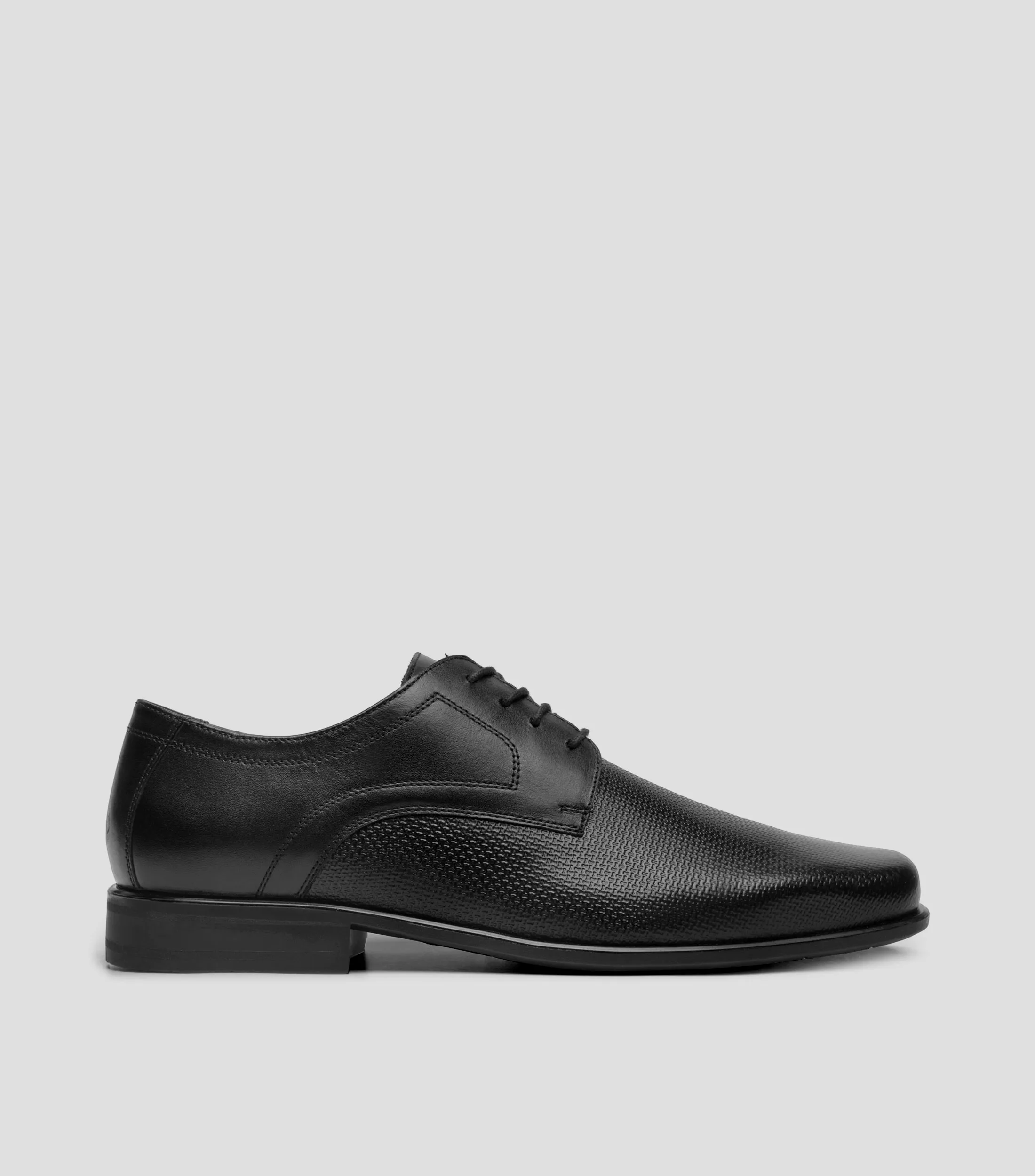 Flexi Zapatos de Vestir Derby negros Salamanca en piel Hombre