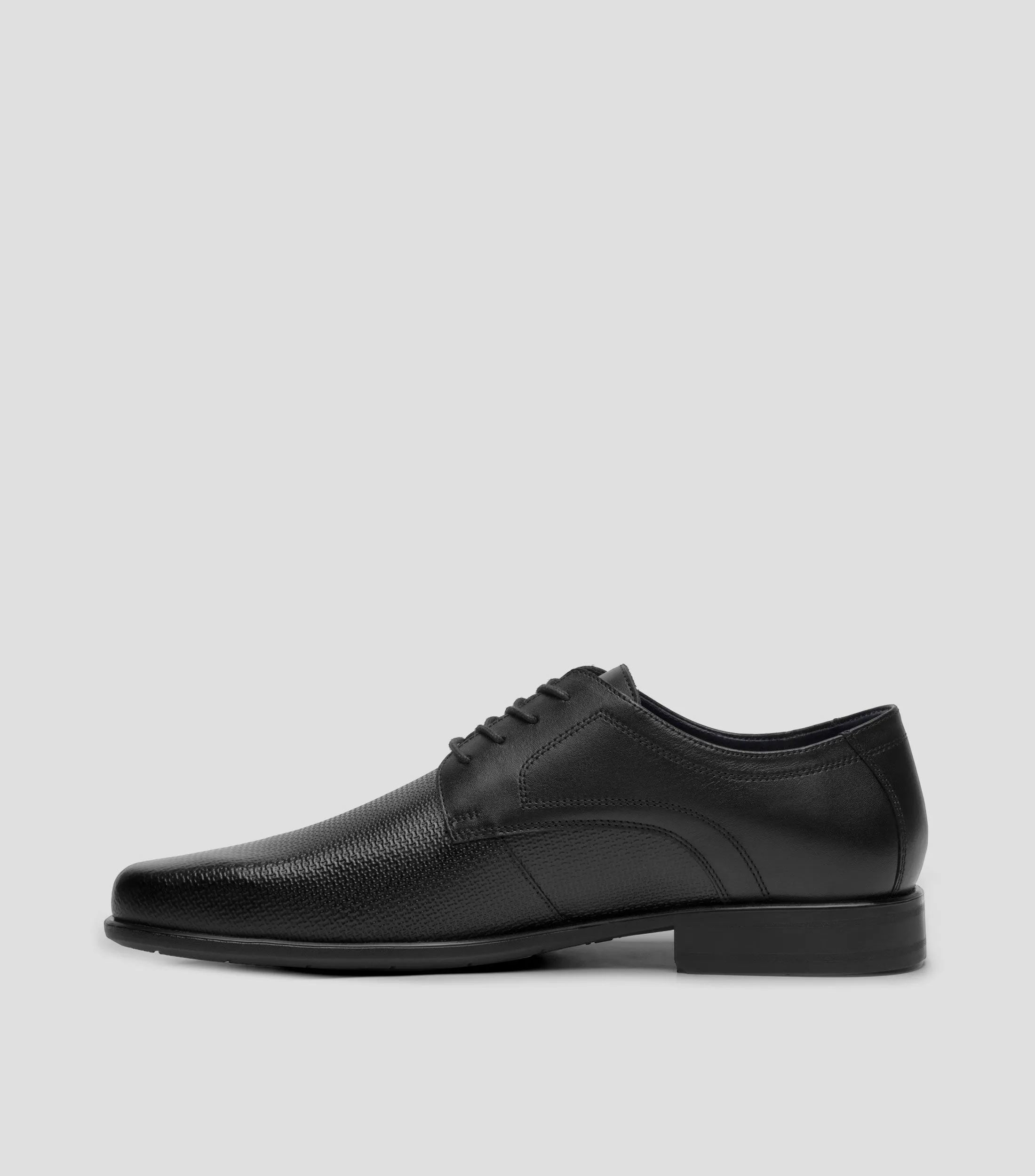 Flexi Zapatos de Vestir Derby negros Salamanca en piel Hombre