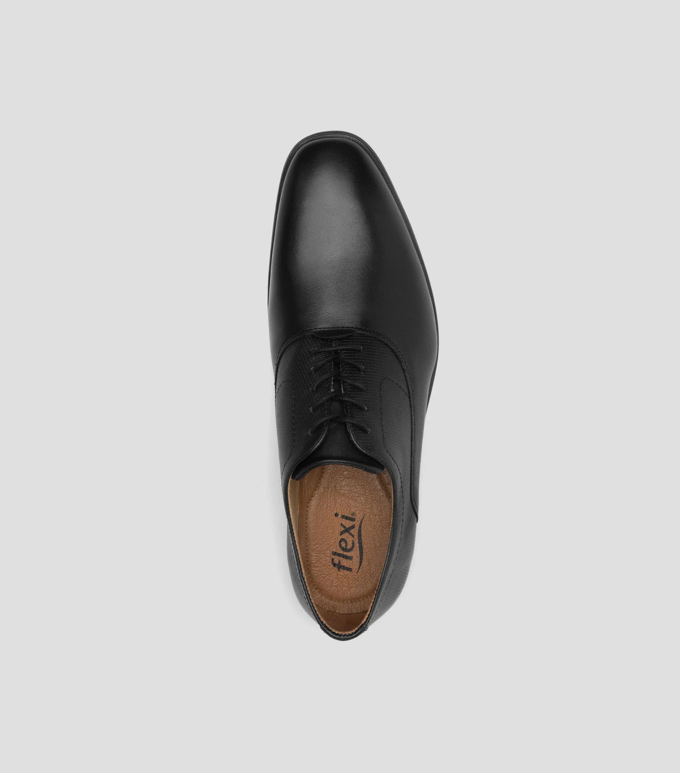 Flexi Zapatos de Vestir Oxford negros Crypto en piel Hombre