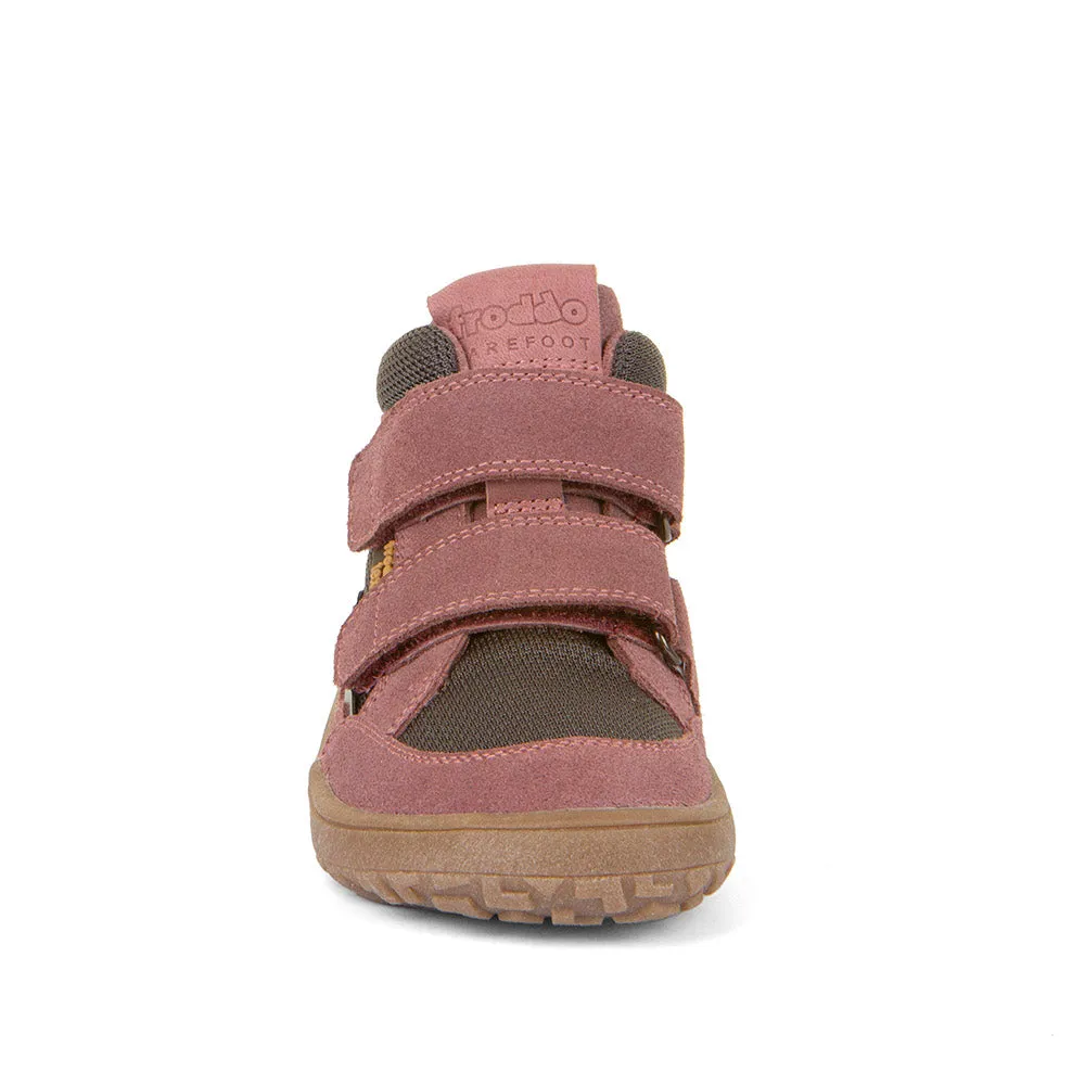 Froddo Barefoot - Tex Autumn Grey Pink - Botines Resistentes al agua