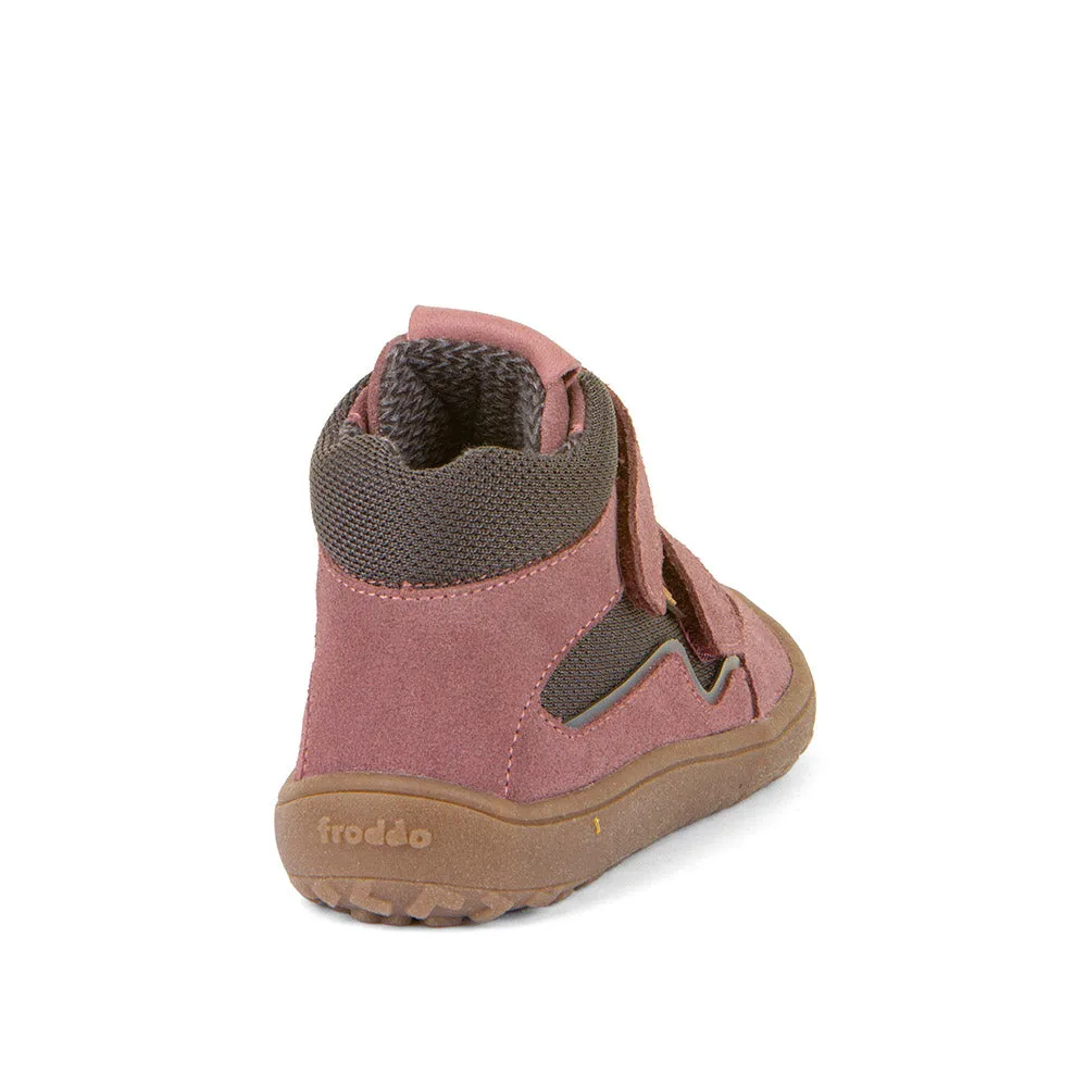 Froddo Barefoot - Tex Autumn Grey Pink - Botines Resistentes al agua