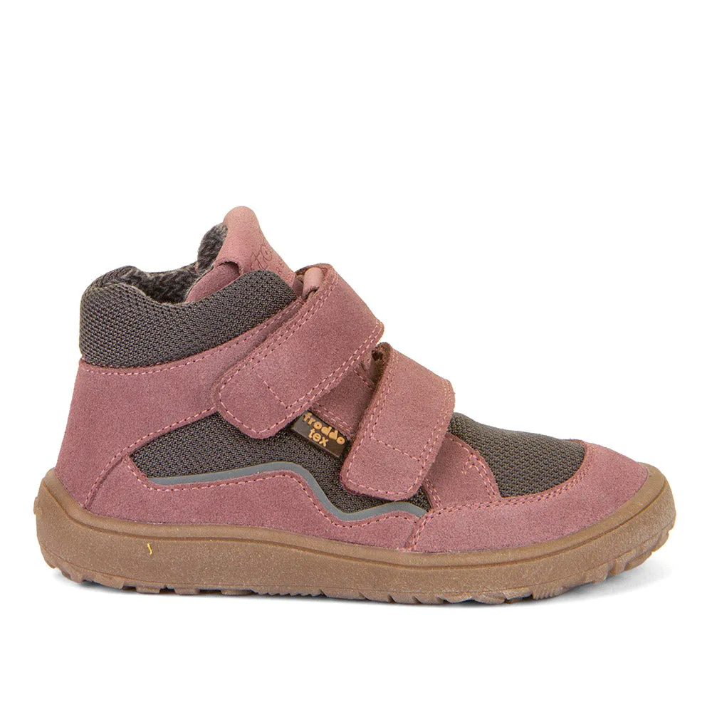 Froddo Barefoot - Tex Autumn Grey Pink - Botines Resistentes al agua