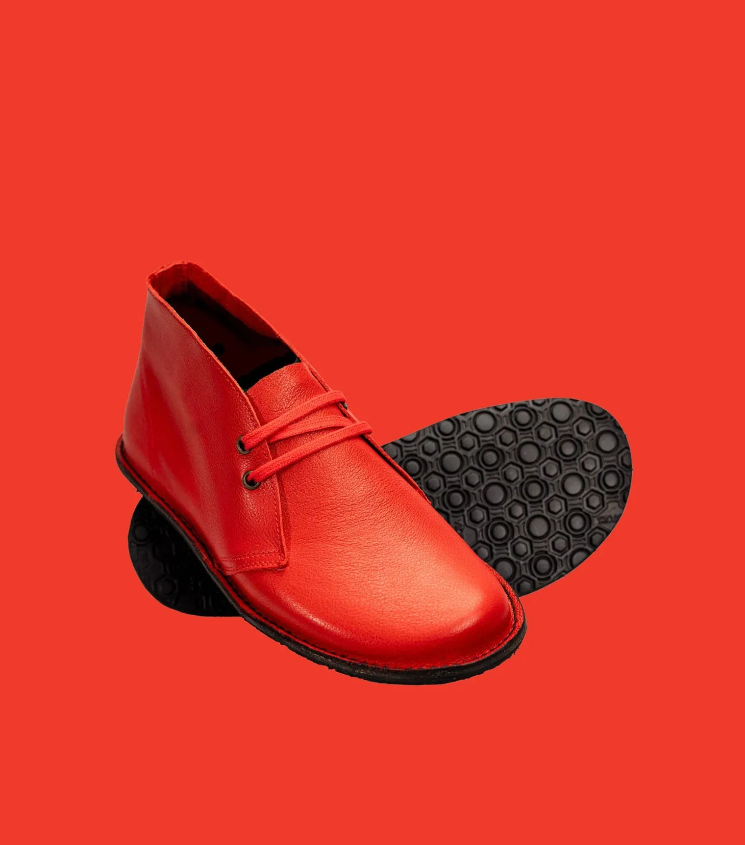 Gaucho Ninja - Barefoot Pals Red Napa - Botines Barefoot