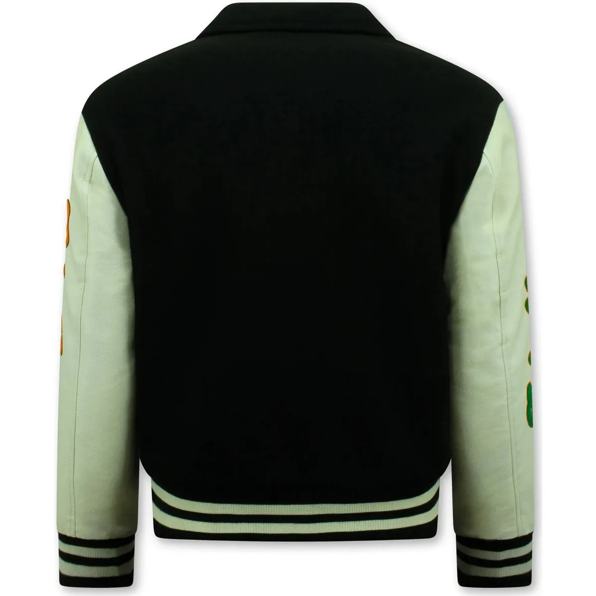 Geborduurde Vintage Varsity Jacket