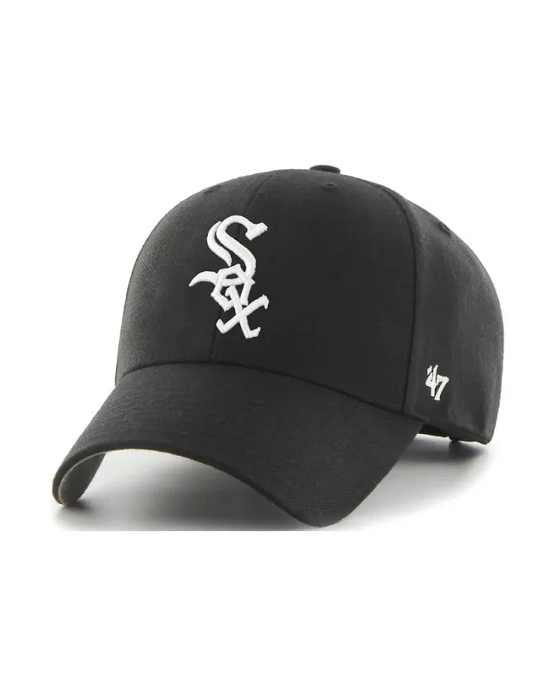 Gorra 47 brand negra/gris white sox mvp cap