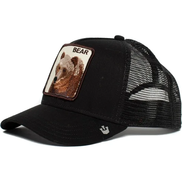 Gorra Animales GOORIN BROS Ajustable/rejilla BUTCH TRUCKER  Bros Big Bear – Oso color negra