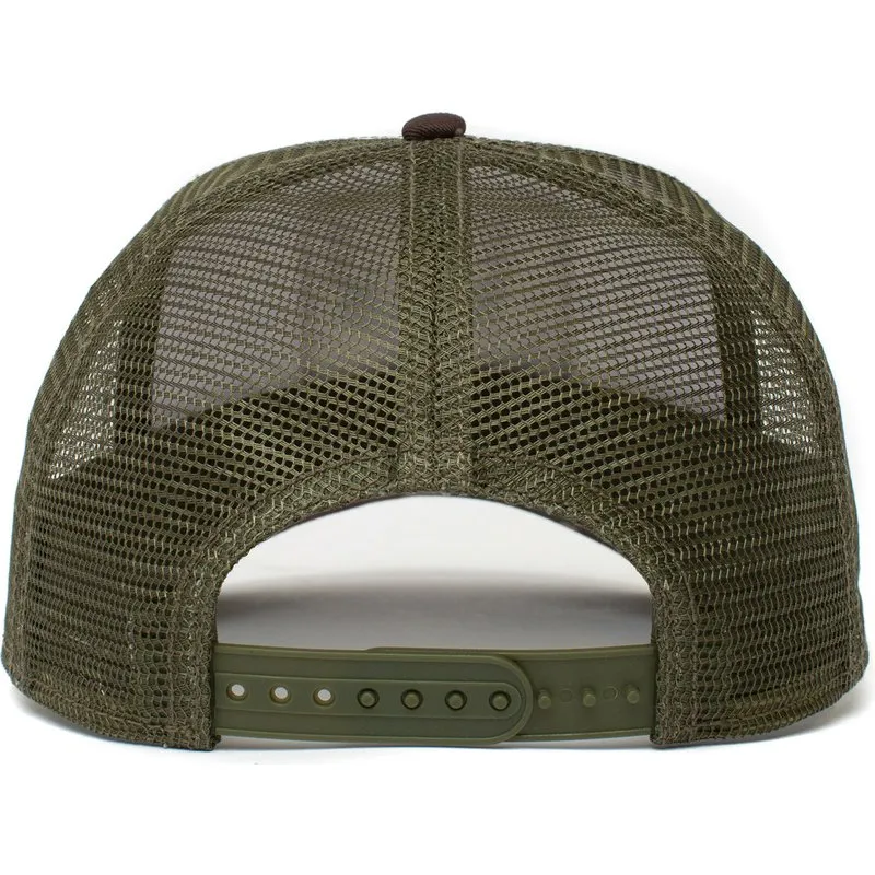 Gorra Animales GOORIN BROS ciervo BUTCH TRUCKER rejilla y ajustable Buck Fever camuflaje/blanca