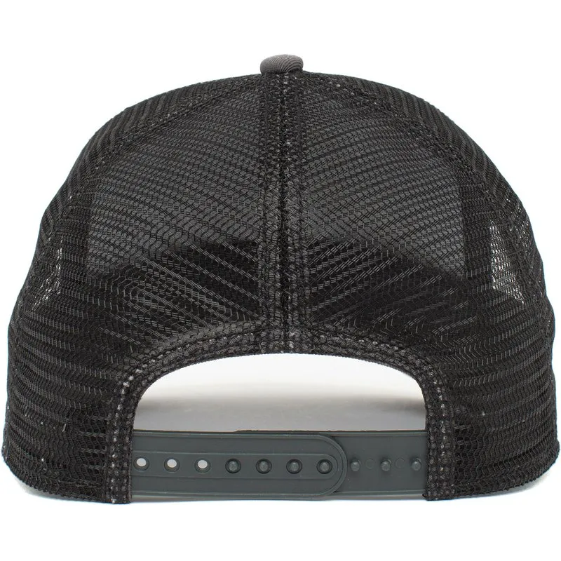 Gorra animales GOORIN BROS Elefante rejilla y ajustable Trucker Extra Large negra