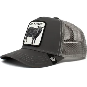 Gorra Animales GOORIN BROS Oveja Ajustable y rejilla TRUCKER Black Sheep Oveja/Borrego gris