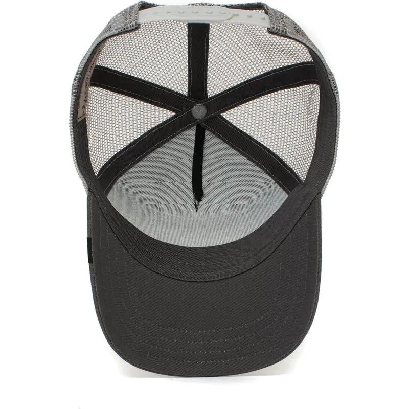 Gorra Animales GOORIN BROS Oveja Ajustable y rejilla TRUCKER Black Sheep Oveja/Borrego gris