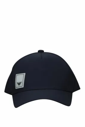 Gorra azul oscuro con logo etiqueta águila