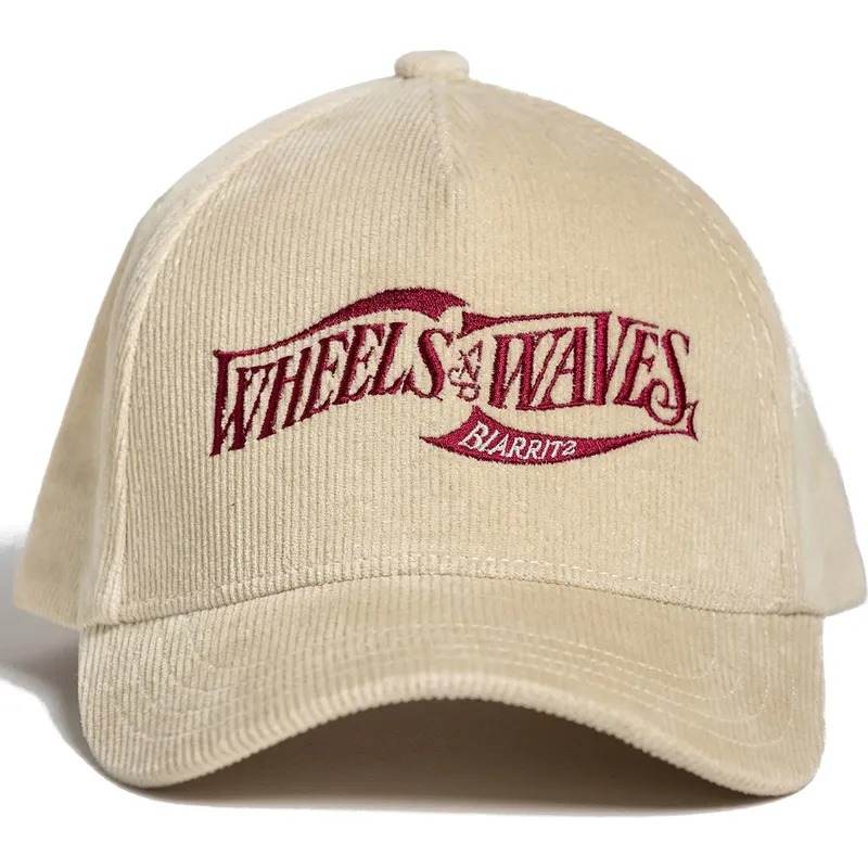 Gorra curva beige ajustable Enjoy WW20 de Wheels And Waves