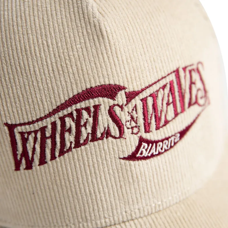 Gorra curva beige ajustable Enjoy WW20 de Wheels And Waves