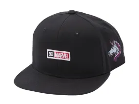 Gorra Dc Shoes Marvel Negro Para Hombre