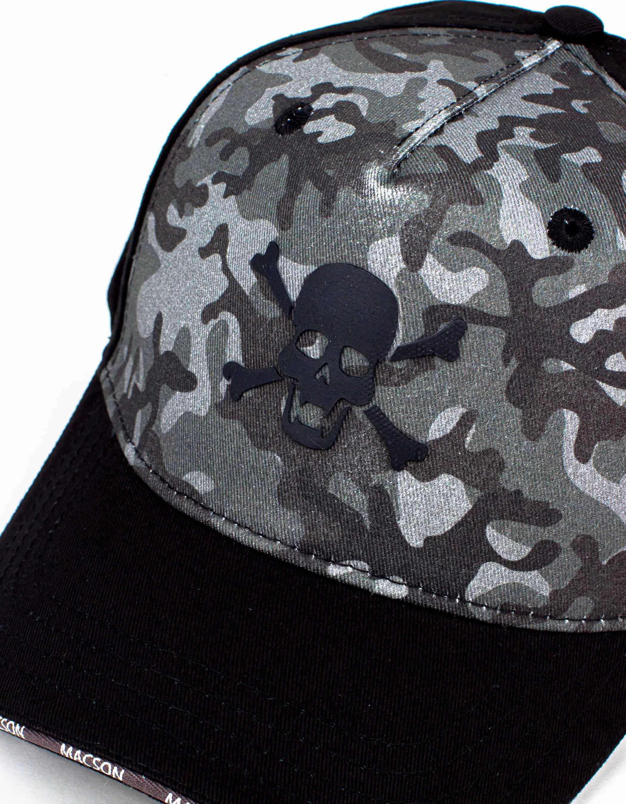 Gorra estampada calavera