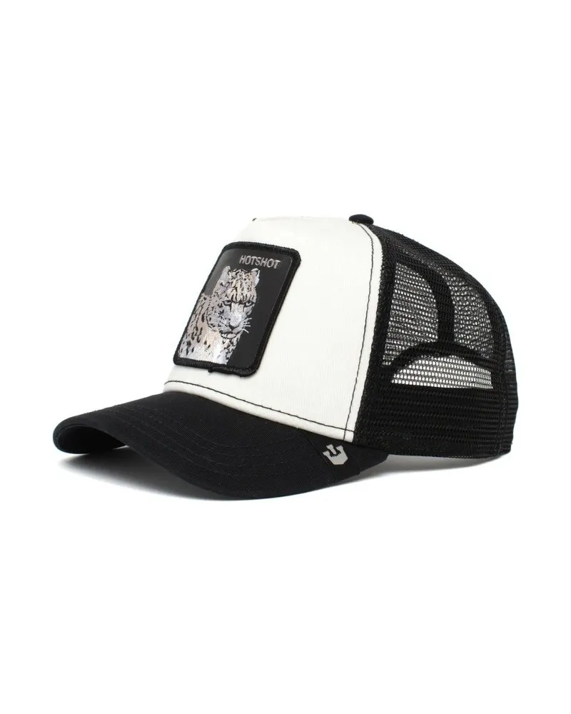 Gorra goorin bros blanca leopardo hotshot