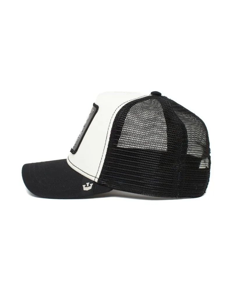 Gorra goorin bros blanca leopardo hotshot