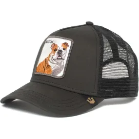 Gorra GOORIN BROS rejilla ajustable BUTCH TRUCKER perro Bulldog BUTCH color negro