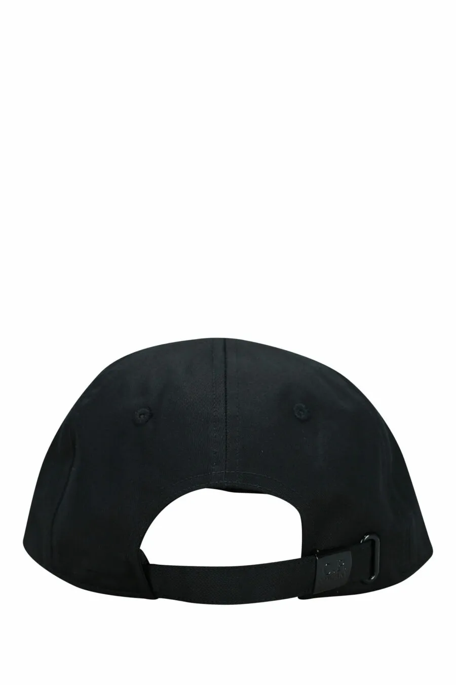 Gorra negra con maxilogo bordado