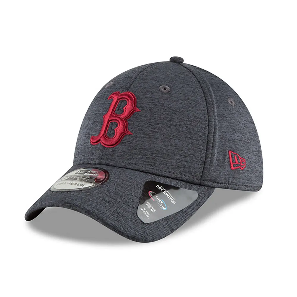 Gorra New Era Cap 39THIRTY BOSTON RED SOX DRY SWITCH JERSEY  Ref. 80636009 gris con logo granate