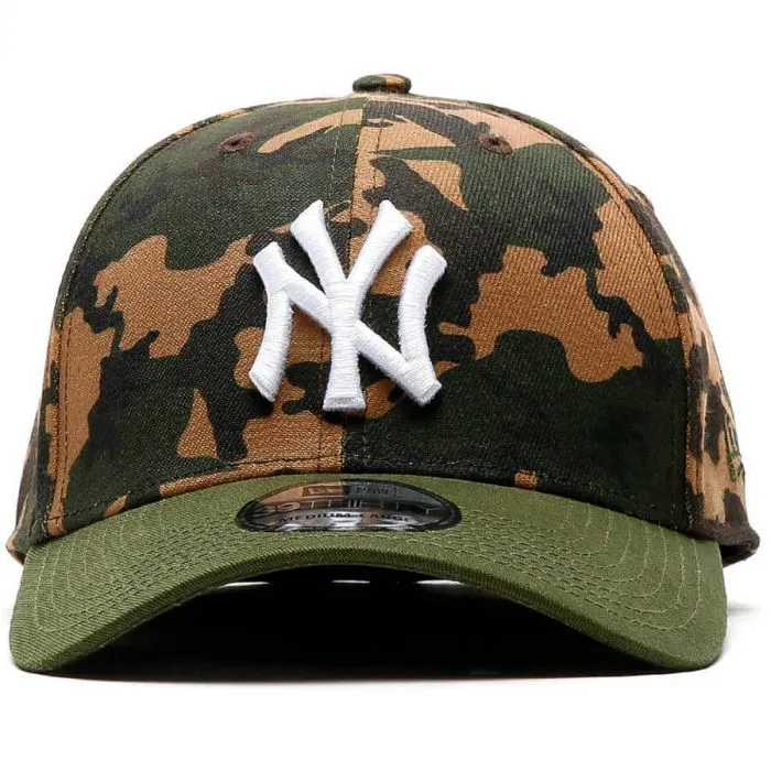 Gorra New Era Cap 39THIRTY NEW YORK YANKEES CAMO TEAM STRETCH LOGO BLANCO