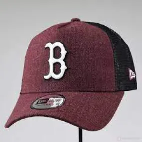 Gorra New Era Cap ADJUSTABLE rejilla BOSTON SEAS HTHR TRUCK BOS OSFA REF.80536727 granate blanca negra