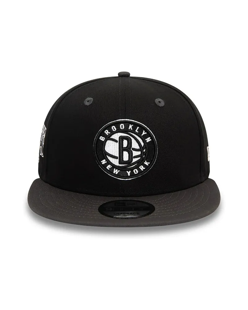 Gorra new era negra nets team colour 9fifty bronet