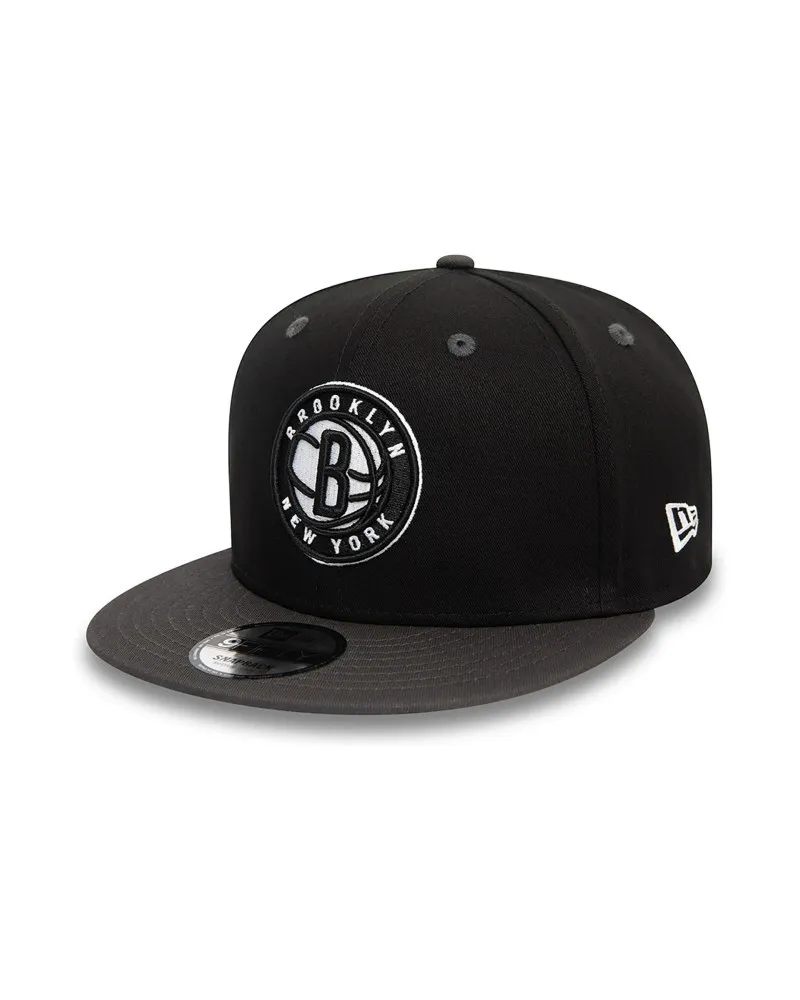 Gorra new era negra nets team colour 9fifty bronet