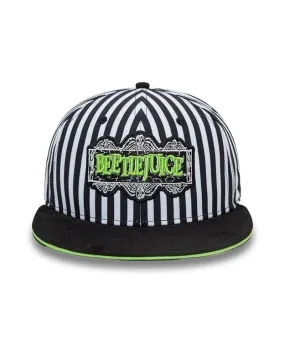 Gorra new era negra rayas beetlejuice stripoe 9fifty beetle