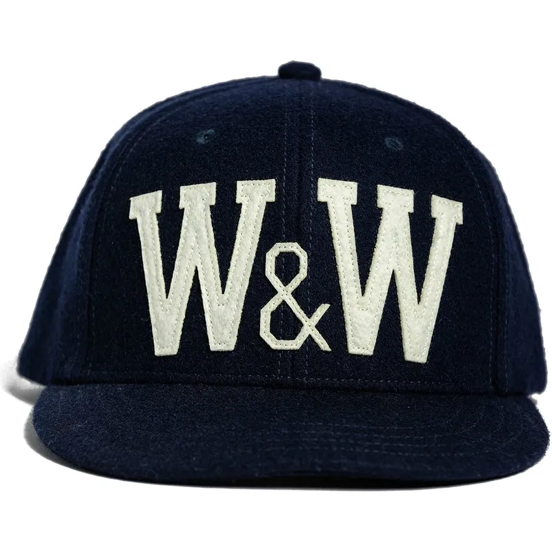 Gorra plana azul marino ajustable Varsity WW28 de Wheels And Waves