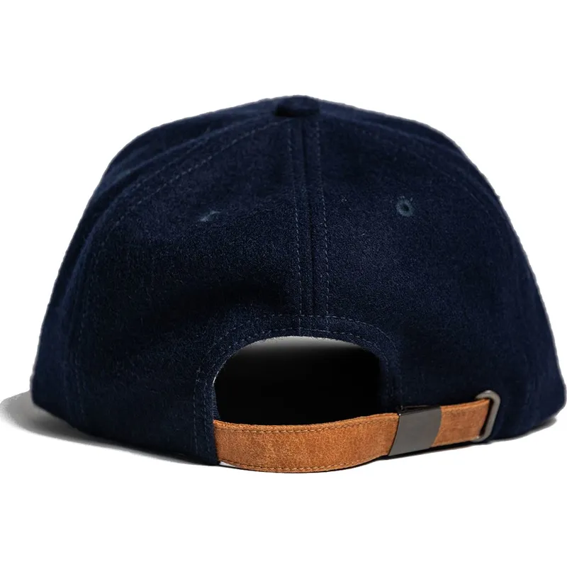 Gorra plana azul marino ajustable Varsity WW28 de Wheels And Waves