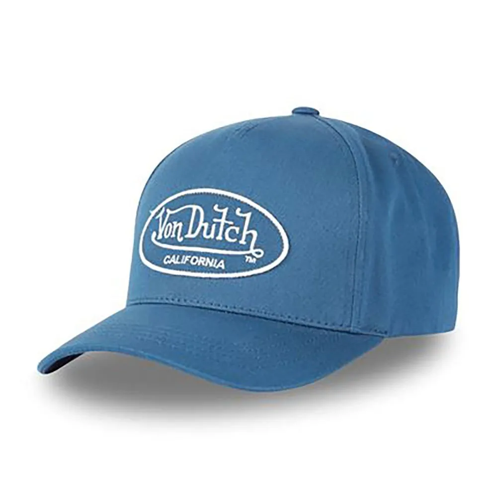 Gorra Von Dutch KUSTOM KULTURE rejilla y ajustable con impreso frontal ref-VD/0/CAS1/LOF/C5 Azul intenso