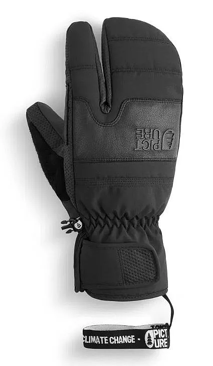 guantes Picture Sparks Lobster Mitt - Black - men´s