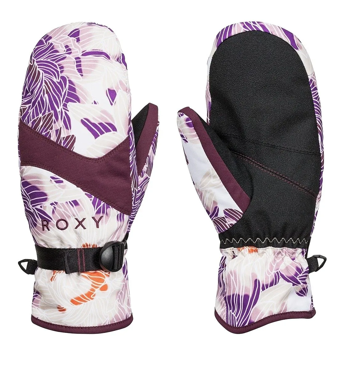 guantes Roxy Jetty Mitt - WBB1/Bright White Lovely Day - women´s