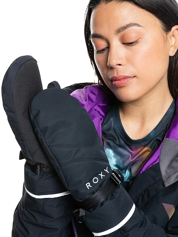 guantes Roxy Jetty Solid Mitt - KVJ0/True Black - women´s