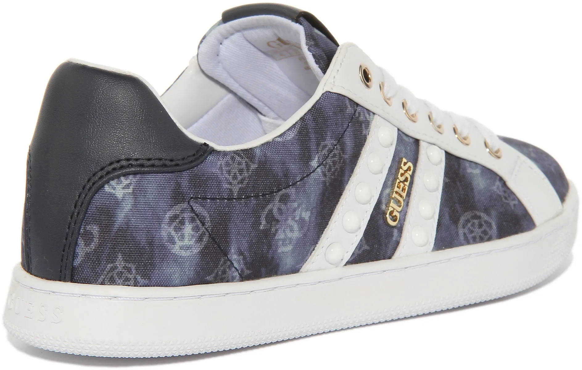 Guess Relka2 Zapatillas de deporte sintéticas con cordones para mujer en denim