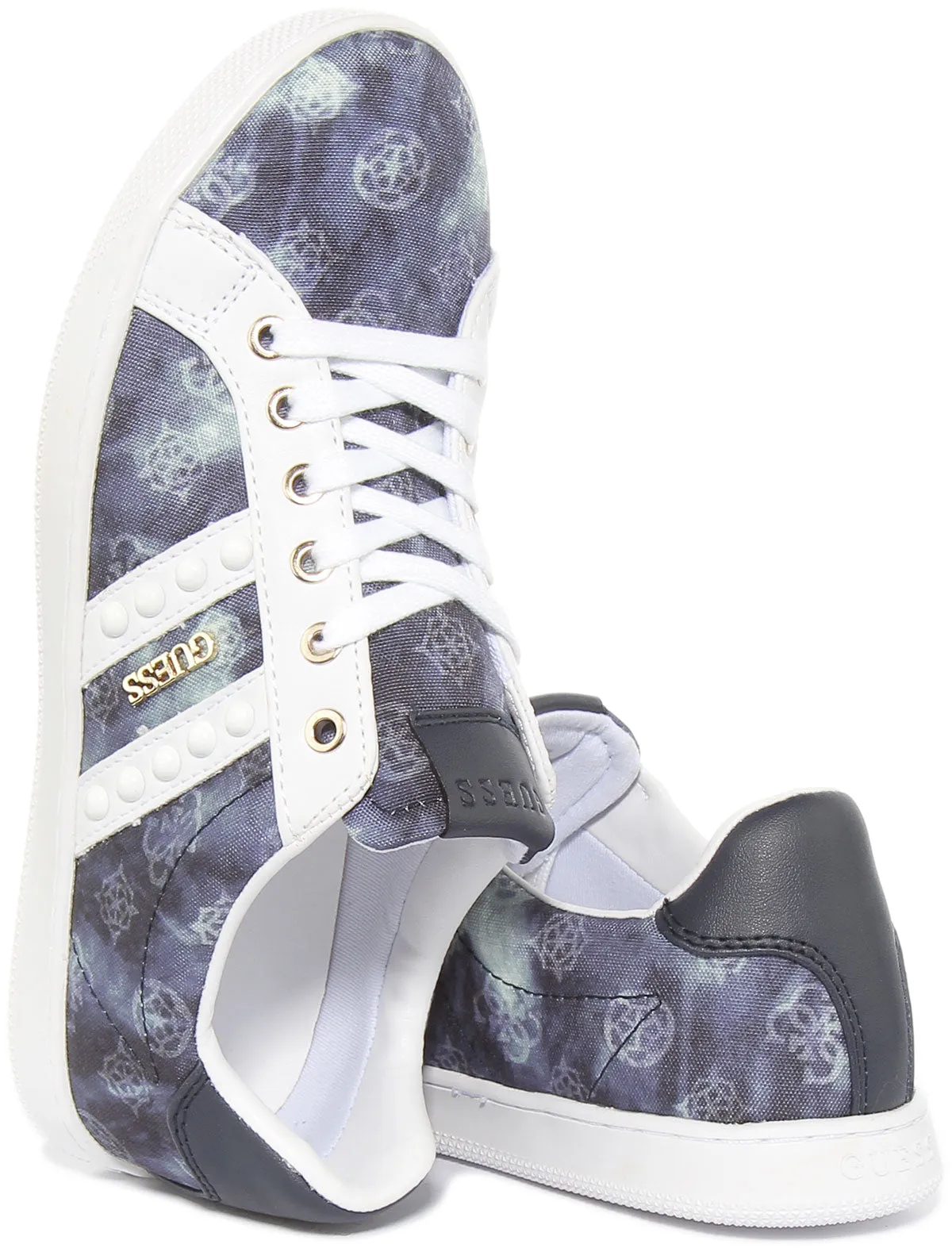 Guess Relka2 Zapatillas de deporte sintéticas con cordones para mujer en denim