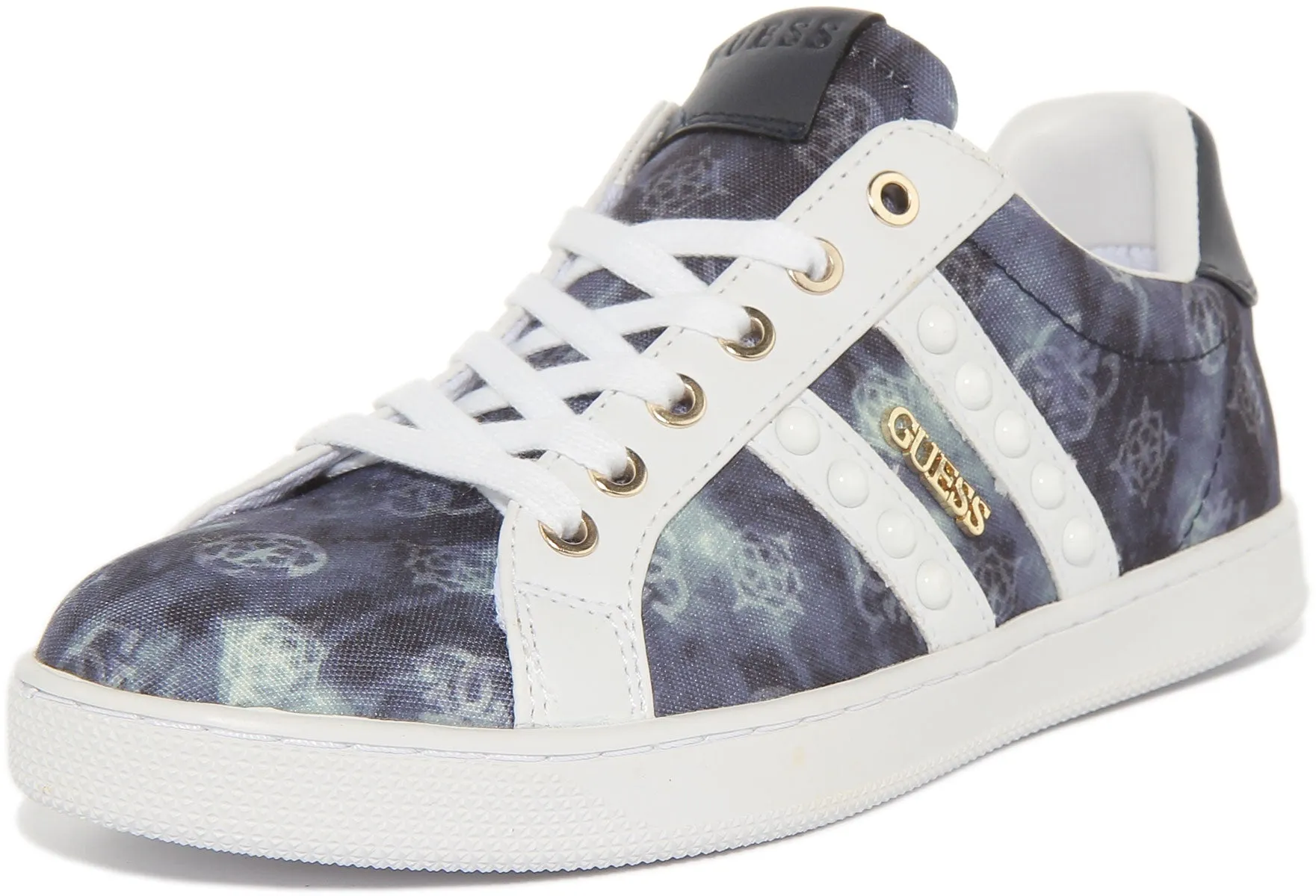 Guess Relka2 Zapatillas de deporte sintéticas con cordones para mujer en denim