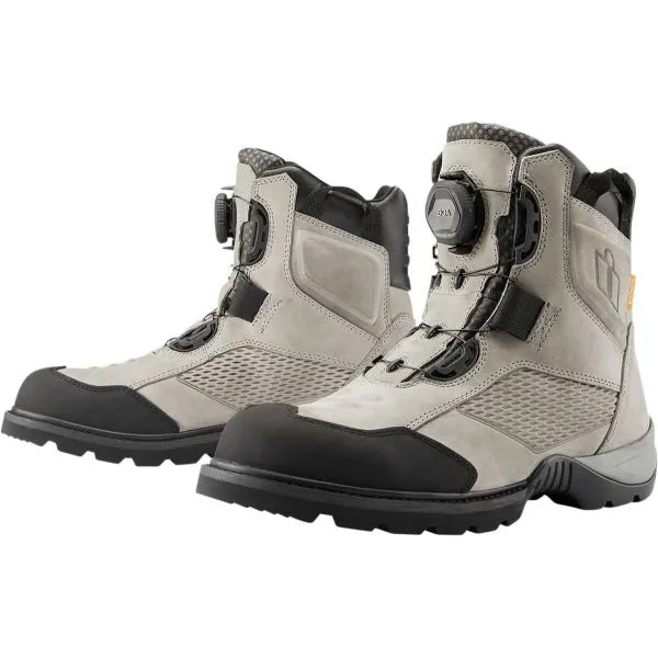 ICON Stormhawk Waterproof Boot Grey 