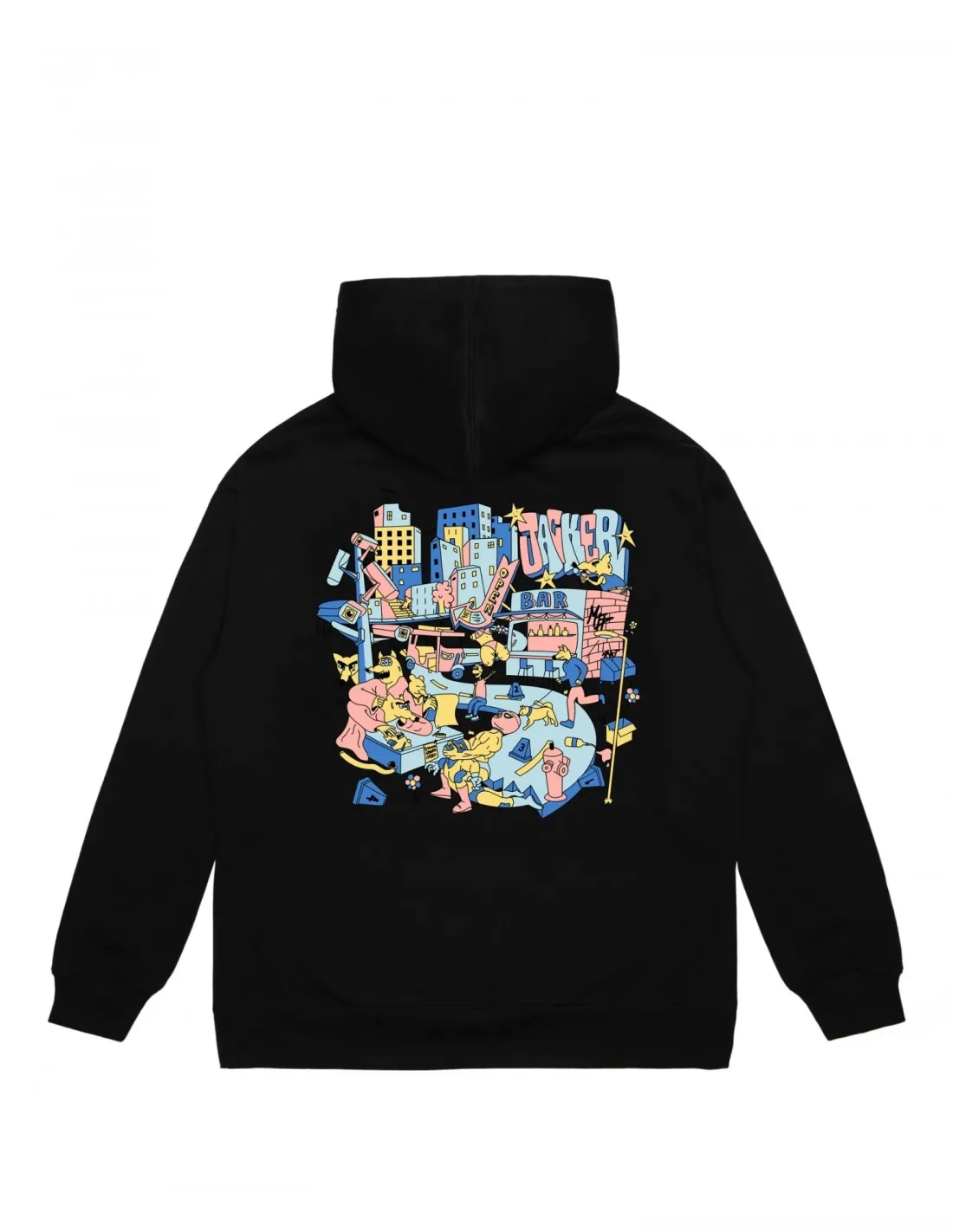 JACKER City Tour - Negro - Sudadera con capucha